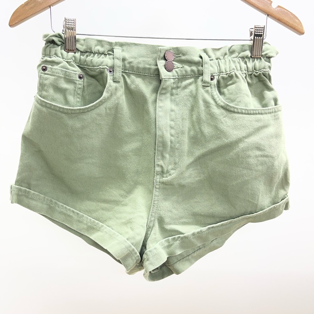 O'Neill Light Green High Waist Women's Short Shorts